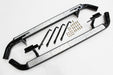 LR029294KIT - Side steps black alu & rubber top (pair)  by Allmakes OEBody Part Land Rover Range Rover Defender