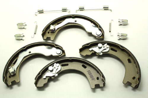 LR031947F - Brake Shoe Set - No Fittings - Axle Set  by FerodoBrake Part Land Rover Range Rover Discovery, Range Rover, Range Rover Sport, Range Rover Velar