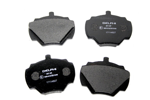 LR032954 - Rear brake pads no sensor  by Delphi, FerodoBrake Part Land Rover Range Rover Defender, Discovery