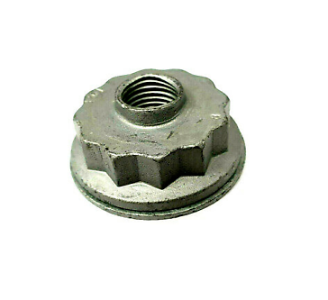 LR034221G - NUT - M16 - FRONT SUSPENSION ARM  by AllMakes OESteering or Suspension Part Land Rover Range Rover Defender, Discovery, Range Rover, Range Rover Sport