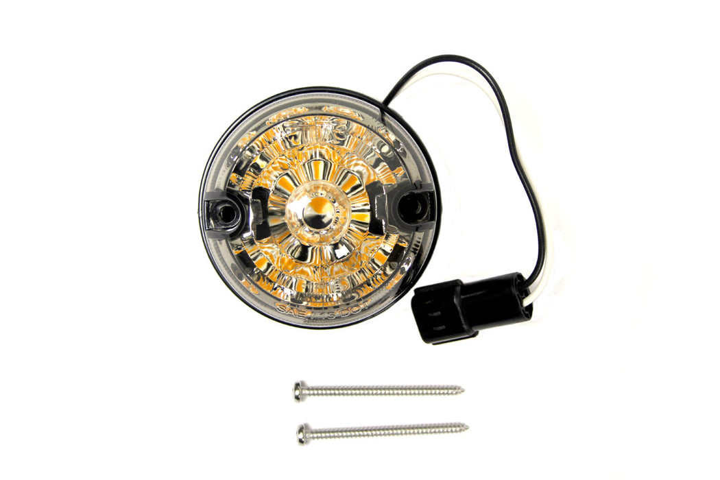 LR048187SM - 73MM REAR INDICATOR LED SMOKED - DEFENDE  by WIPAC Land Rover Range Rover 