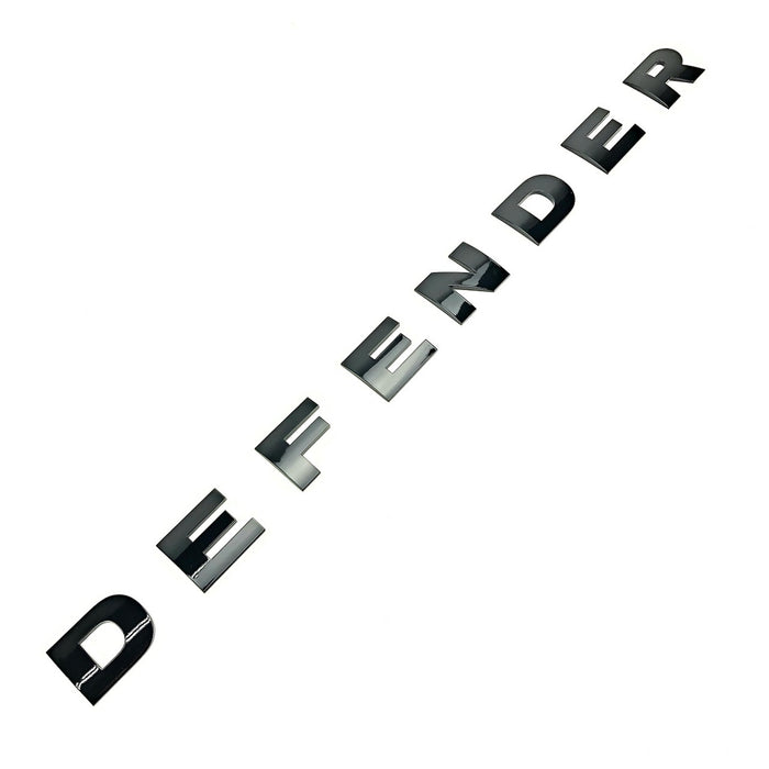 LR059131 - plate name front black 'NDER' GENUINE logo tape  by Land RoverBody Part Land Rover Range Rover Defender