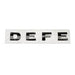 LR059130 - Front name plate black 'DEFE' logo tape  by Land RoverBody Part Land Rover Range Rover Defender