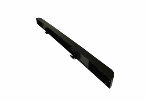 LR062058 - BUMPER - FRONT - BLACK - WITH holes for end caps  by AllMakesBody Part Land Rover Range Rover Defender