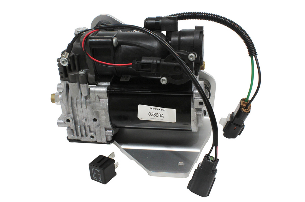 LR078650 - Compressor, mounting and relay  by DunlopElectrical Part Land Rover Range Rover Discovery, Range Rover Sport