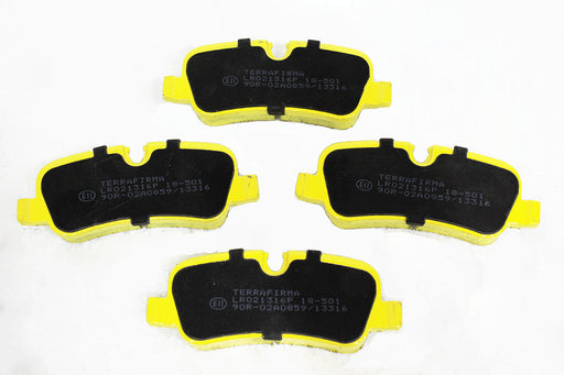 LR134696P - Brake Pad Set – Rear  by TerrafirmaBrake Part Land Rover Range Rover Discovery, Range Rover, Range Rover Sport