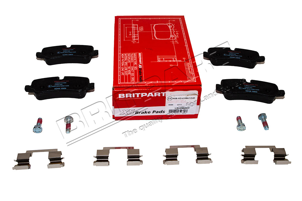 LR134696XS - Brake Pad Set – Rear  by BritpartBrake Part Land Rover Range Rover Discovery, Range Rover, Range Rover Sport