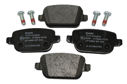 LR134697G - Brake Pad Set - Rear - Diesel Engine  by DelphiBrake Part Land Rover Range Rover Freelander 1