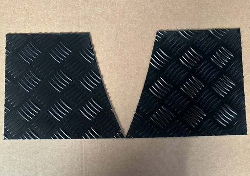 LR148B - Rear of Front Wing Prot - 90/110 - Black Body Part Land Rover Range Rover Defender