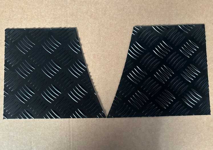 LR148B - Rear of Front Wing Prot - 90/110 - Black Body Part Land Rover Range Rover Defender