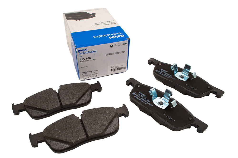 LR160435AP - Brake Pads - Less Springs  by DelphiBrake Part Land Rover Range Rover Defender