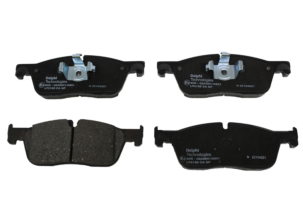 LR160438G - Brake Pad Set  by DelphiBrake Part Land Rover Range Rover 