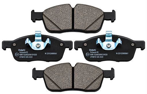 LR160540G - Brake Pads – Front – No Fitting Kit  by DelphiBrake Part Land Rover Range Rover Discovery