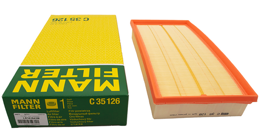 LR161843M - Air Filter Element - Intake Housing  by Mann+HummelEngine Part Land Rover Range Rover Discovery, Range Rover