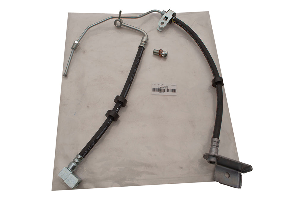 LR172643G - Brake Hose – Rear – LH – With Bracket  by PR2 Allmakes OEBrake Part Land Rover Range Rover Defender, Discovery