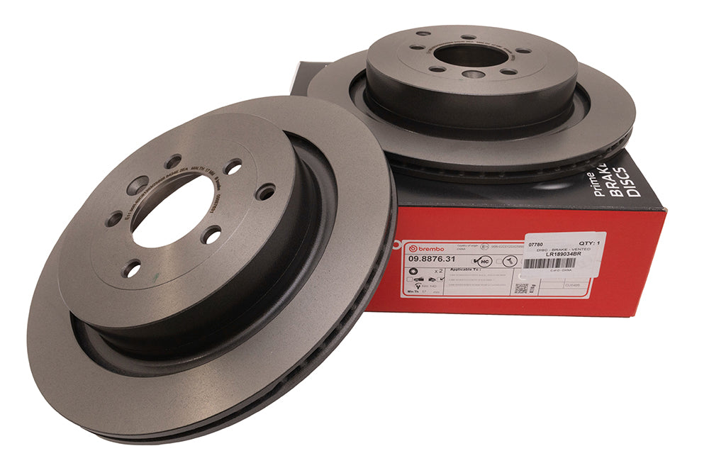 LR189034BR - BRAKE DISC - PAIR  by BREMBO Land Rover Range Rover 
