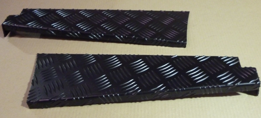 LR48B - Lowline Rear Corner Wings 2mm - 110 - Black  by AftermarketBody Part Land Rover Range Rover Defender