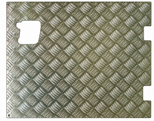 LR51 - Rear Safari Door Chequer Plate Cover  by AftermarketBody Part Land Rover Range Rover Defender, Series