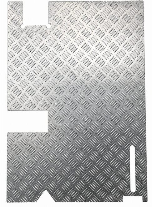 LR83 - Protection Plate – Rear Door – With Wiper Cutout  by AftermarketBody Part Land Rover Range Rover Defender