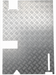 LR83 - Protection Plate – Rear Door – With Wiper Cutout  by AftermarketBody Part Land Rover Range Rover Defender