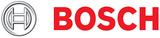 Bosch logo with red text and silver emblem on a white background