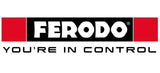 Ferodo logo with red and black design on a white background
