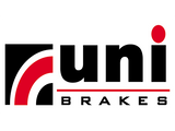 Logo of Uni Brakes with a red and black design on a white background