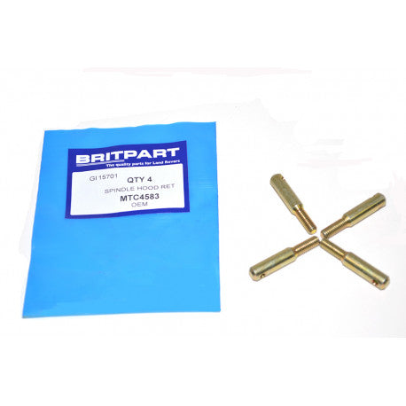 MTC4583 - Soft Top Hood Retainer Spindle  by BritpartBody Part Land Rover Range Rover Defender