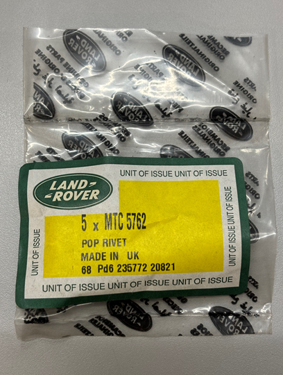 MTC5762 - Rivet Genuine  by Land RoverHardware Part Land Rover Range Rover Range Rover