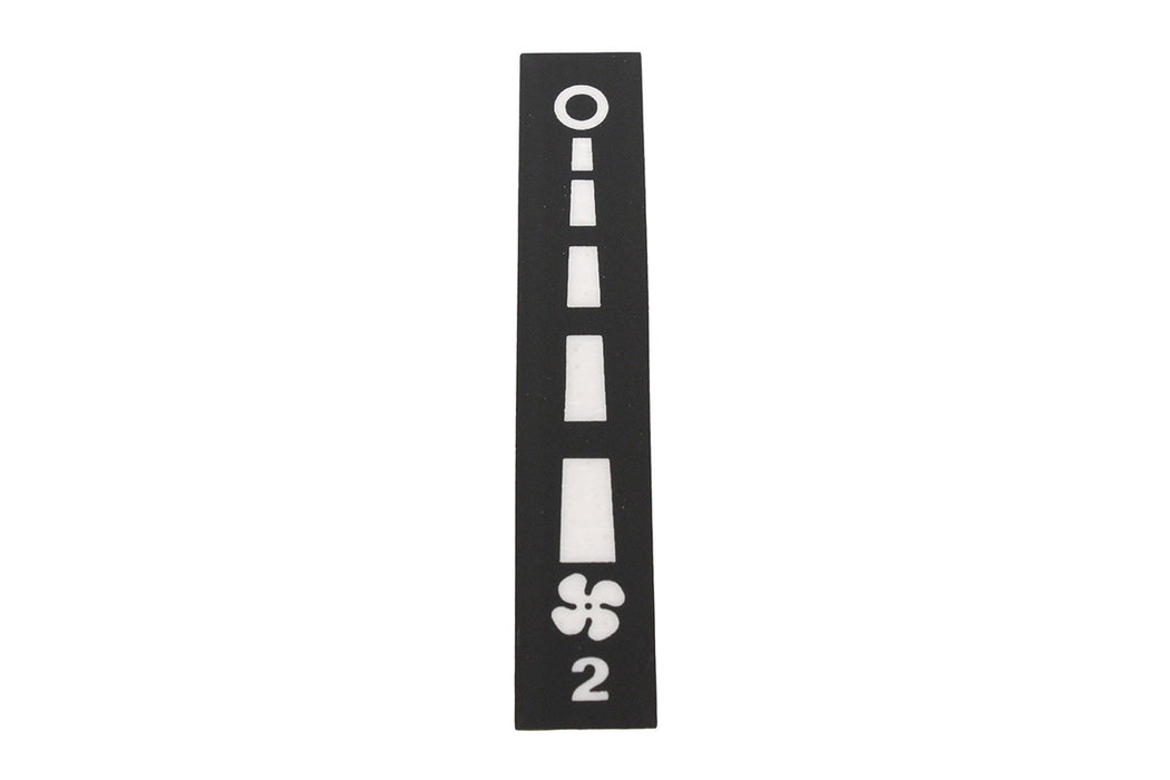 MTC6007 - LABEL - FAN  by PR2 ALLMAKES OECooling or Heating Part Land Rover Range Rover 