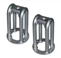 DA6323 - Tubular turret hot dipped galvanised (pair) Steering or Suspension Part Land Rover Range Rover Defender, Discovery, Range Rover