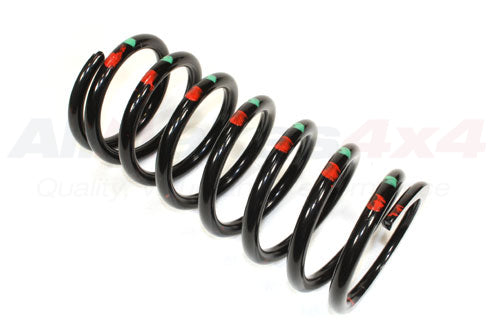NRC6904 - spring coil rear classic110/130 non-self levelling Passenger Side green/red Steering or Suspension Part Land Rover Range Rover Defender