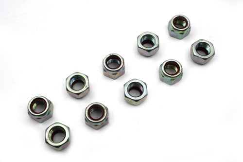 NZ606041L - Thin nyloc-nut for propshaft bolts, 3/8" UNF OEM 9.5mm thick  by Eurospare OESteering or Suspension Part Land Rover Range Rover Defender, Discovery, Range Rover, Series