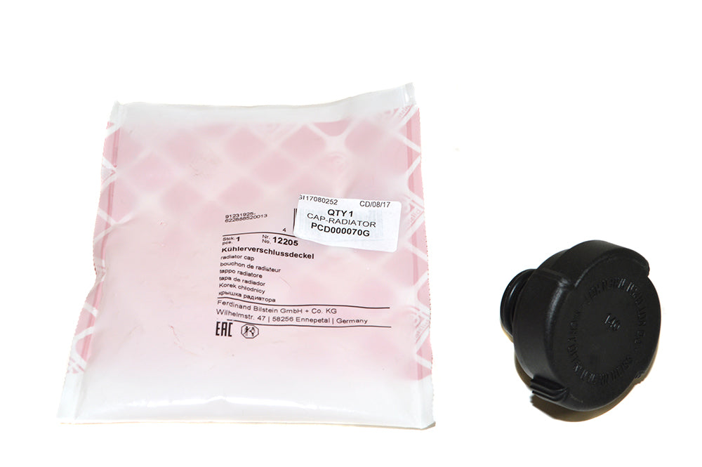 PCD000070G - Coolant Expansion Tank Cap – 1.4 bar  by FebiCooling or Heating Part Land Rover Range Rover Discovery, Range Rover