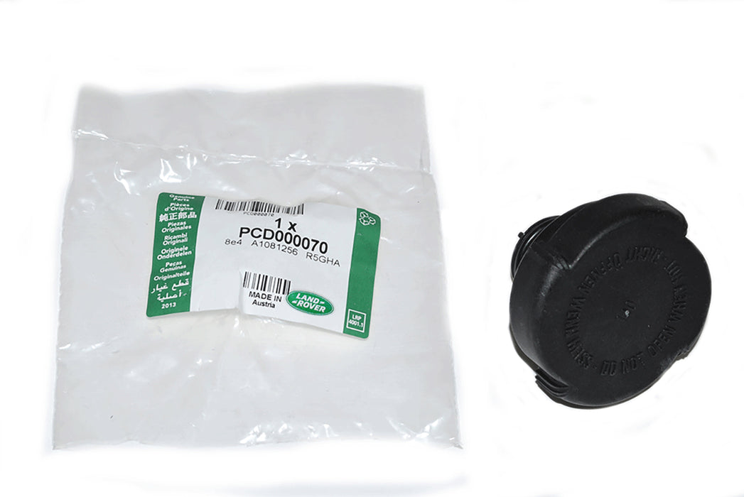 PCD000070LR - CAP - OVERFLOW CONTAINER  by LAND ROVER Land Rover Range Rover 
