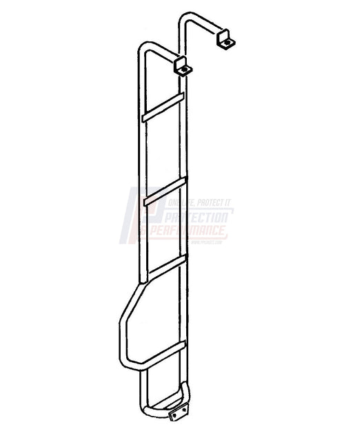 PPLR052 - Rear Access Ladder  by Terrafirma Land Rover Range Rover 