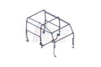 PPLR108 - External Roll Cage - 6 Point  by TerrafirmaBody Part Land Rover Range Rover 