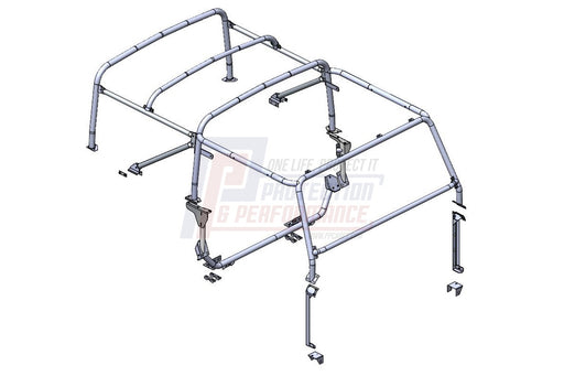 PPLR299 - Soft Top Roll Cage - 8 Point  by TerrafirmaBody Part Land Rover Range Rover 