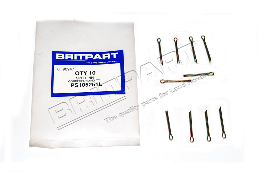PS105251L - Split pin OEM  by BritpartHardware Part Land Rover Range Rover Defender, Discovery, Range Rover, Series