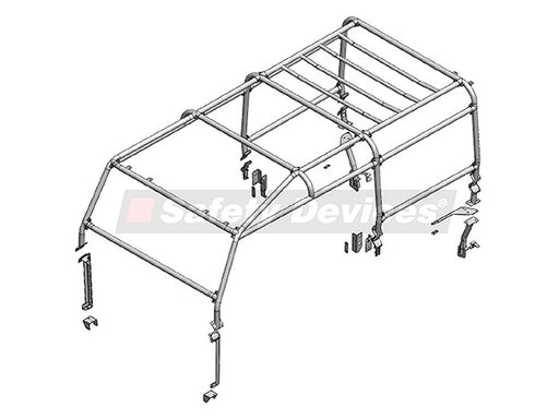 RBL2427SSS - Rollcage  by Safety Devices Land Rover Range Rover 