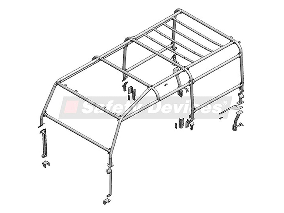 RBL2427SSS - Rollcage  by Safety Devices Land Rover Range Rover 