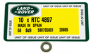 RTC4897 - O-Ring – Carburettor  by Land RoverFuel System Part Land Rover Range Rover Defender