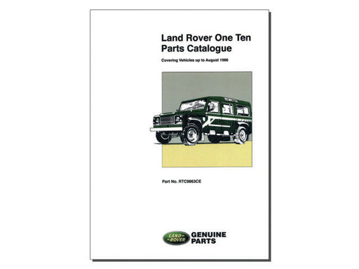 RTC9863CE - Parts Catalogue  by BrooklandsAccessory Land Rover Range Rover Defender