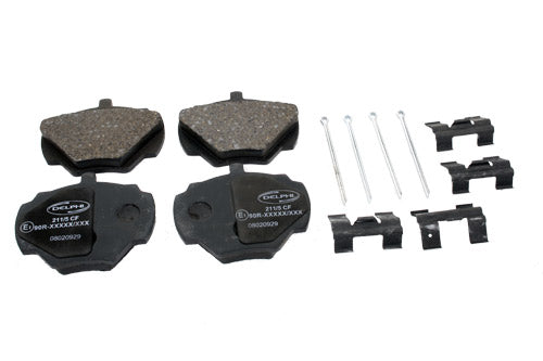 SFP500190G - BRAKE PAD SET - REAR - LESS PINS and CLI  by DELPHI Land Rover Range Rover 