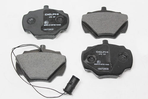 SFP500200G - BRAKE PAD SET - REAR - LESS PINS CLIPS  by DELPHI Land Rover Range Rover 