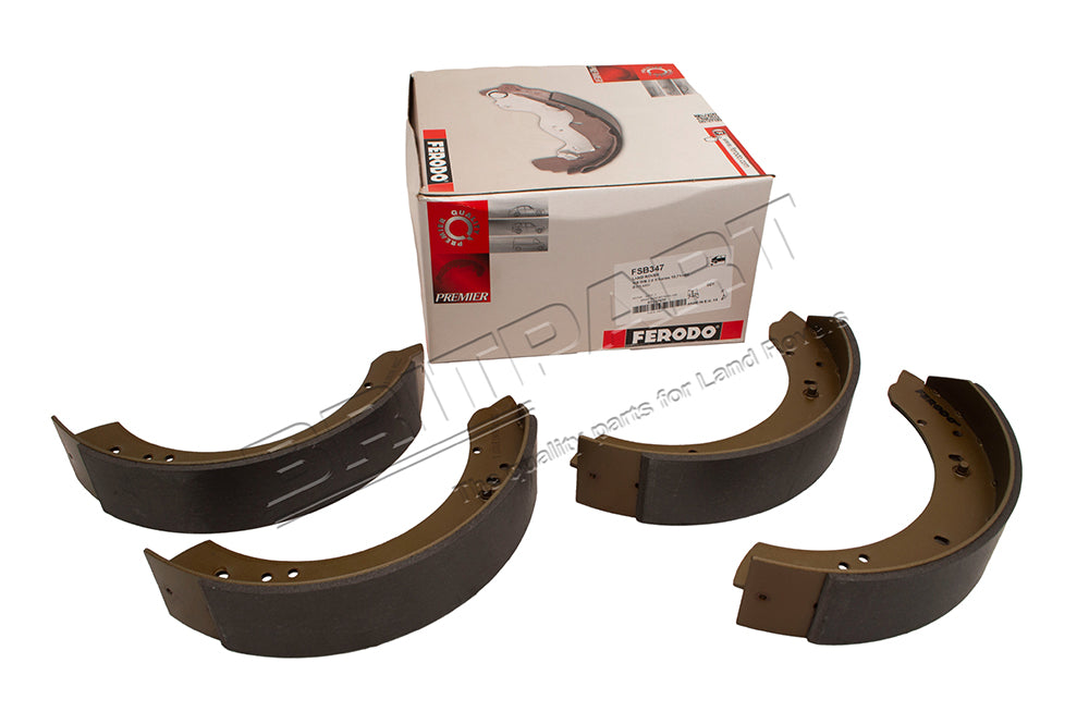 STC2797F - brake shoes rear axle set of 4 OEM  by Delphi, FerodoBrake Part Land Rover Range Rover Defender, Series