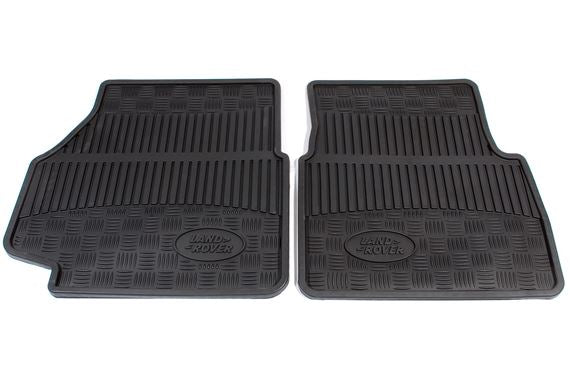 VPLDS0674LR - Rubber floor front mat set R380 Defender Genuine LR  by Land RoverTransmission or Gearbox Part Land Rover Range Rover Defender