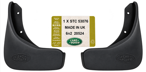 STC53076 - Mudflap Kit – Rear – Black  by Land RoverSafety or Security Part Land Rover Range Rover Freelander 1