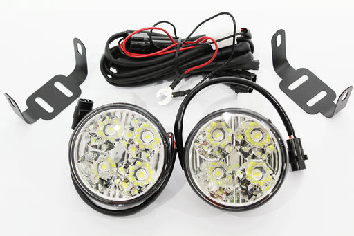 TF056L - Ip67 LED Lights - 70mm Round 4W Pair  by Terrafirma Land Rover Range Rover 