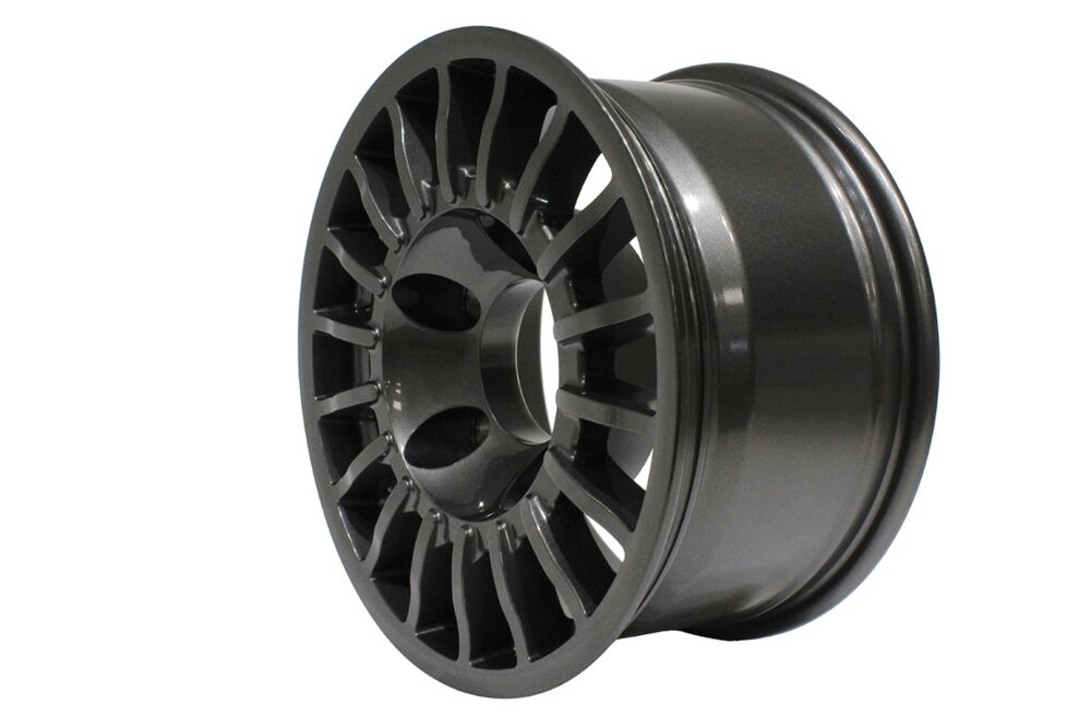 TF161 - Steel Wheel - Anthracite 8 x 16  by TerrafirmaWheel System Part Land Rover Range Rover Defender, Discovery, Range Rover